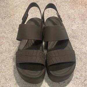 CROCS LiteRide Brown Women's Sandals